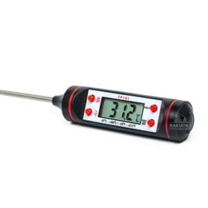 Кухненски термометър, Обхват на измерване -50 до +300° C, Дължина 145 мм, 1x 1.5V AG13/LR44