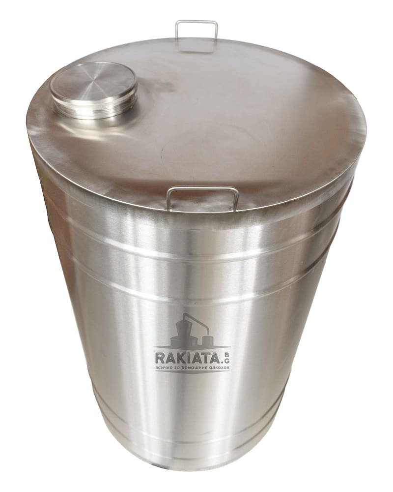 Съд от неръждаема стомана за съхранение на вино с обем 200 литра и неръждаем кран - Image 6