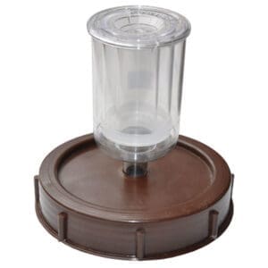 Alternative view of Ферментатор за пластмасови бурета и бидони, Воден клапан в комплект с тапа