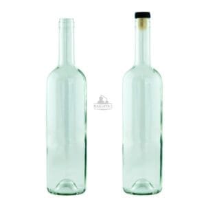 Alternative view of Стъклени бутилки 750 мл. за вино и ракия., Комплект 12 броя + кашон + тапи