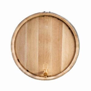 Alternative view of Дъбово буре 150 литра от врачешки бял дъб с дървена, метална или месингова канелка