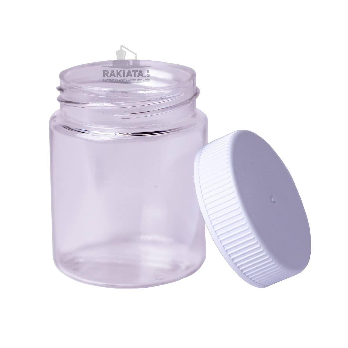 Пластмасови бурканчета с капачка 50 мл. - 10 броя ,PET пластмаса за хранителни цели