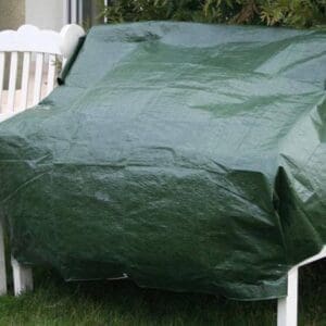 Alternative view of Покривало – платнище подсилено 6 x 10m, 90 гр/м2 – зелено