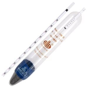 Спиртомер 80 до 90 % об., ISO 4801, дължина 335 мм, Alla France