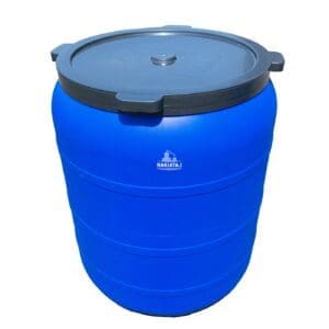 Бидон 420 литра с широко гърло и винтов капак