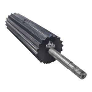 Дълъг валяк за гроздомелачка – валяк с резба за дръжка