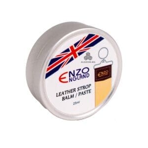 Паста от червен железен оксид с балсам 25 мл. за заточване на бръсначи, ножове и инструменти, ENZO Англия