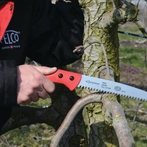 Градински сгъваем трион FELCO 621, Острие 24 cm, За клони до 80 mm